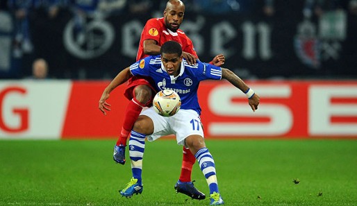 Jefferson Farfan (vorne) stand beim FC Schalke 04 nach drei Spielen Pause wieder in der Startelf