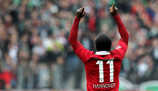 Didier Ya Konan erzielte das letzte Tor für Hannover gegen die Iren