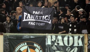 Die Anhänger von PAOK Saloniki gelten als nicht gerade pflegeleicht