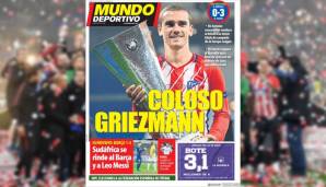 "Koloss Griezmann": Auch die Mundo Deportivo widmet sein Cover dem Final-Helden Griezmann, dem "Sensationellen".