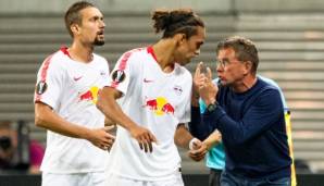 Ralf Rangnick war beim Spiel zwischen RB Leipzig und RB Salzburg unzufrieden mit seinen Spielern.