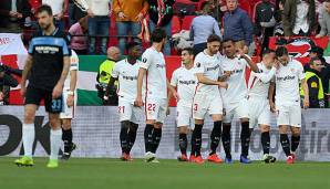 Der FC Sevilla steht im Achtelfinale der Europa League.
