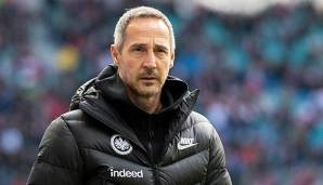 Eintracht-Coach Hütter und sein Team haben allen Grund positiv eingestellt zu sein.