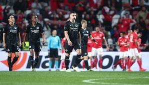 Eintracht Frankfurt steht nach der 2:4-Niederlage gegen Benfica Lissabon mit dem Rücken zur Wand.