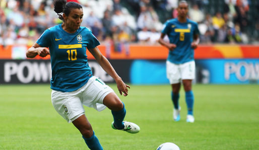 Ganz Brasilien hofft auf eine Steigerung von Marta im Spiel der Brasilianerinnen gegen Norwegen