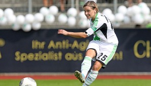 Martina Müller will sich den Titel mit dem VfL Wolfsburg sichern