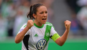 Nadine Keßler brachte die Wolfsburger in Führung