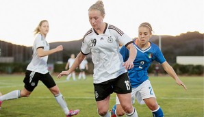 Madeline Gier steuerte einen Treffer zum 3:1-Sieg der U19 gegen Belgien bei
