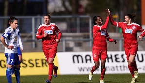 Turbine Potsdam hat Frankfurt im Viertelfinale des DFB-Pokal besiegt