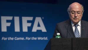 Blatter ist seit 1998 Präsident der FIFA