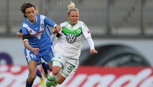 Julia Simic (r.) fehlt dem VfL Wolfsburg für längere Zeit