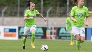 Alexandra Popp sorgte mit ihrem Treffer zum 4:1-Endstand für die Wolfsburger Tabellenführung