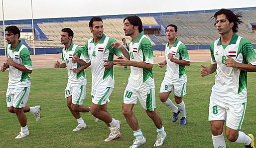 Fussball, International, Irak, Training, Bagdad