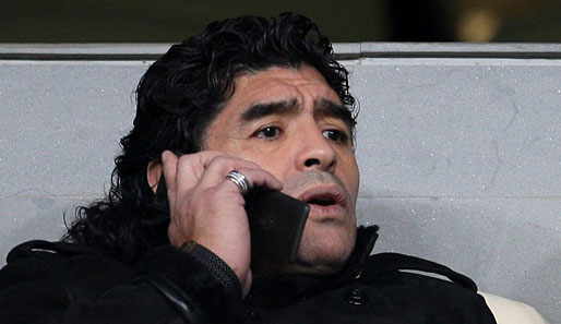Diego Maradona besuchte die Bayern-Spieler Martin Demichelis und Jose Sosa