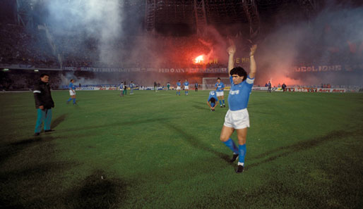 Diego Maradona wurde während seiner Zeit beim SSC Neapel wie ein Gott verehrt