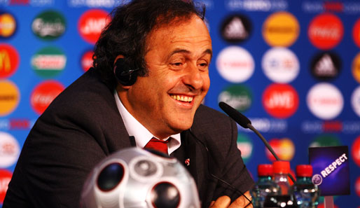 Michel Platini ist zwei Jahre UEFA-Präsident