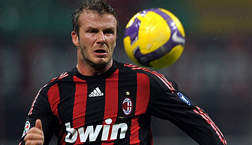 Der AC Mailand muss sich bis Freitag für oder gegen David Beckham entscheiden