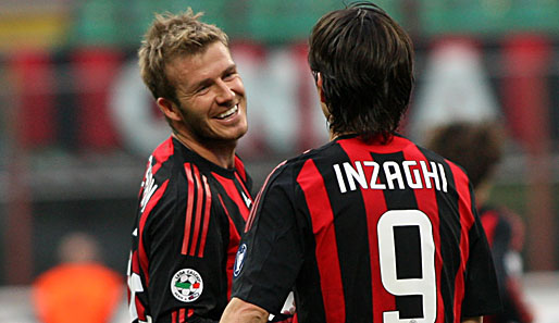 David Beckham ist bis zum Sommer von den L.A. Galaxy an den AC Mailand ausgeliehen