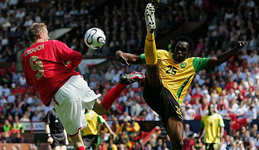 Der größte Erfolg Jamaikas (hier gegen England) war die Teilnahme bei der WM 1998