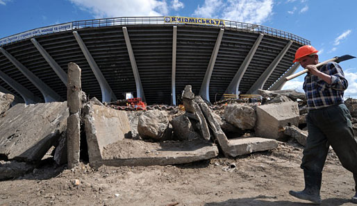 Im Olympiastadion in Kiew soll 2012 das Endspiel der Europameisterschaft stattfinden