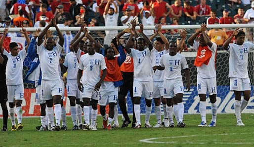 Die Nationalmannschaft von Honduras steht im Halbfinale des Gold-Cups