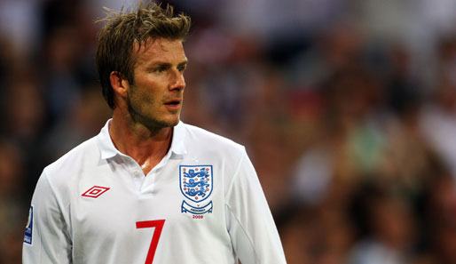 David Beckham nahm mit der englischen Nationalmannschaft an drei Weltmeisterschaften teil
