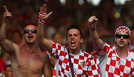 Einige Fans in Kroatien sind heißblütig und manchmal sogar gefährlich fanatisch