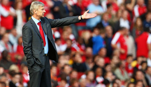 Bereits seit 1996 Trainer bei Arsenal London: Der Franzose Arsene Wenger