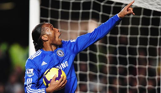 Didier Drogba steht beim englischen Spitzenklub FC Chelsea unter Vertrag