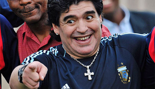 Diego Maradona spielte von 1977 bis 1994 für Argentinien