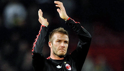 David Beckham steht derzeit beim AC Milan unter Vertrag