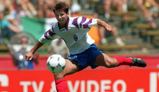Bei der WM 1994 wurde Russlands Oleg Salenko mit sechs Treffern Torschützenkönig