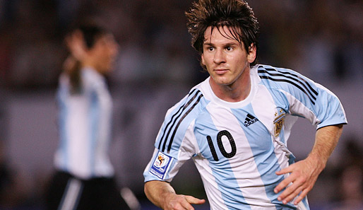 Lionel Messi erzielte in der WM-Qualifikation zur WM 2010 vier Treffer