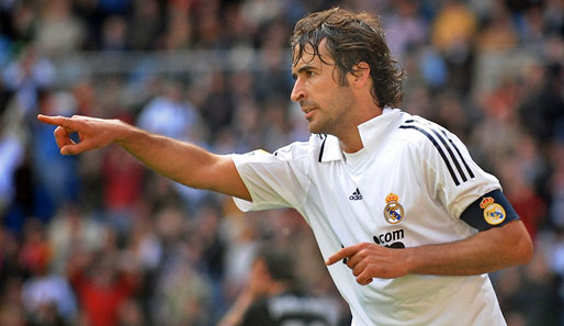 Raul spielte in der vergangenen Saison nur noch achtmal von Beginn an für Real Madrid