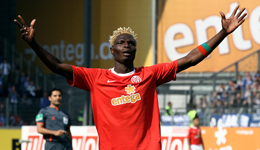 Aristide Bance erzielte in der abgelaufenen Saison zehn Bundesliga-Tore für Mainz