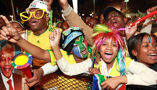 Bilder aus vergangenen Tagen: Von Fußball-Festen ist in Südafrika nicht mehr viel zu spüren