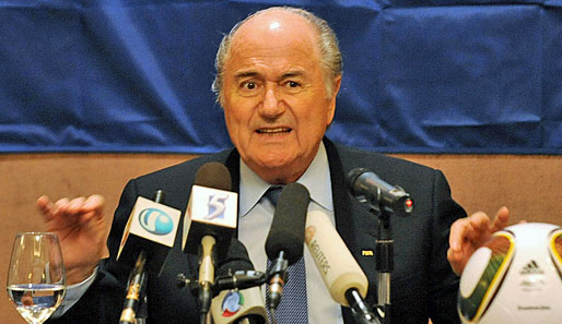 FIFA-Boss Joseph S. Blatter ist über den Skandal betrübt