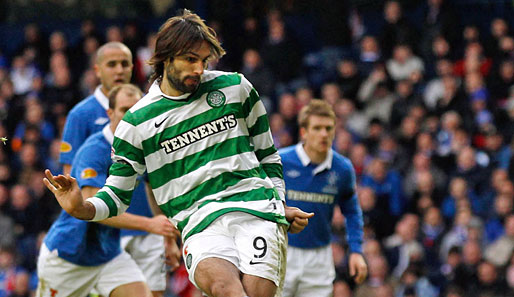 Der 25-jährige Grieche, Georgios Samaras, wechselte 2008 von Manchester City zu Celtic Glasgow