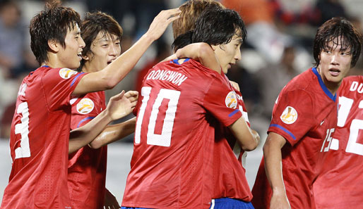 Das südkoreanische Team kann sich über den dritten Platz beim Asien-Cup freuen