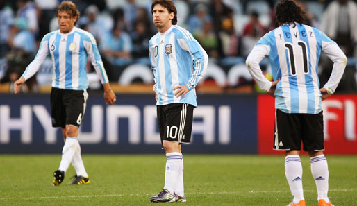 Messi (M.) und Co. können ihre olympische Goldmedaille 2012 nicht verteidigen