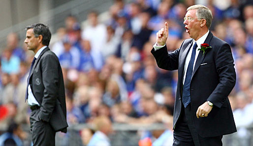 Gute Freunde, aber...Alex Ferguson will die United-Bank nicht so bald an Jose Mourinho abtreten
