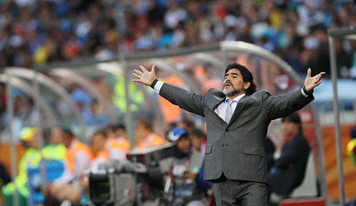 Maradona ist offenbar als Trainer beim argentinischen Klub San Lorenzo im Gespräch