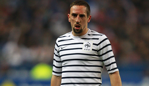 Wurde gegen die Ukraine in der 64. Minute eingewechselt: Franck Ribery