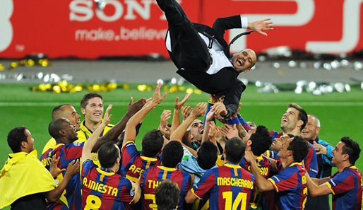 Pep Guardiola holte in drei Jahren als Trainer beim FC Barcelona zwölf Titel