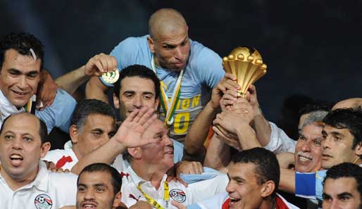 Die Nationalmannschaft Ägyptens gewann den Afrika-Cup 2010