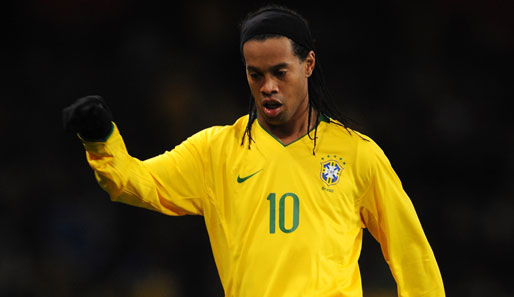 In London feierte Ronaldinho mit der Selecao einen Sieg gegen Ghana bei seiner Rückkehr