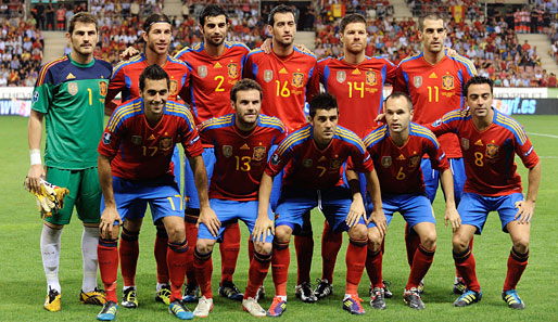 Die spanische Nationalmannschaft steht wieder auf Platz eins der Weltrangliste