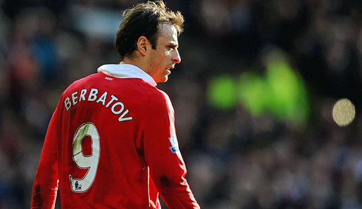 Dimitar Berbatov geht in der Premier League für Manchester United auf Torejagd