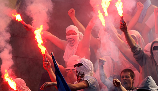 Im Duell Spartak Moskau gegen Zenit St. Petersburg sind Ausschreitungen keine Seltenheit