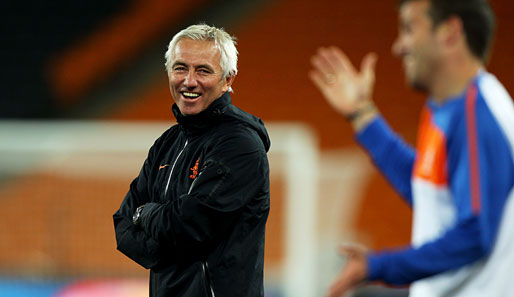 Oranjes Nationaltrainer Bert van Marvijk will noch ein paar Jahre dranhängen